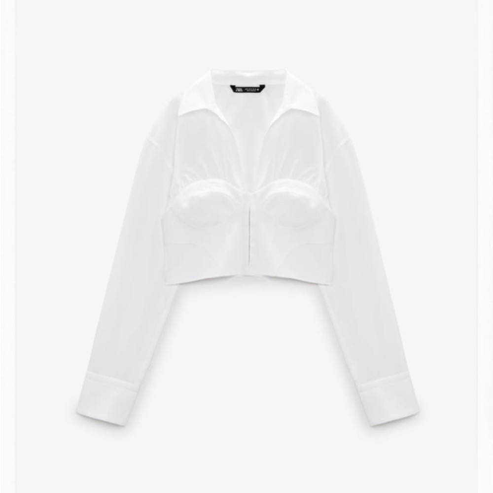 Zara poplin corset